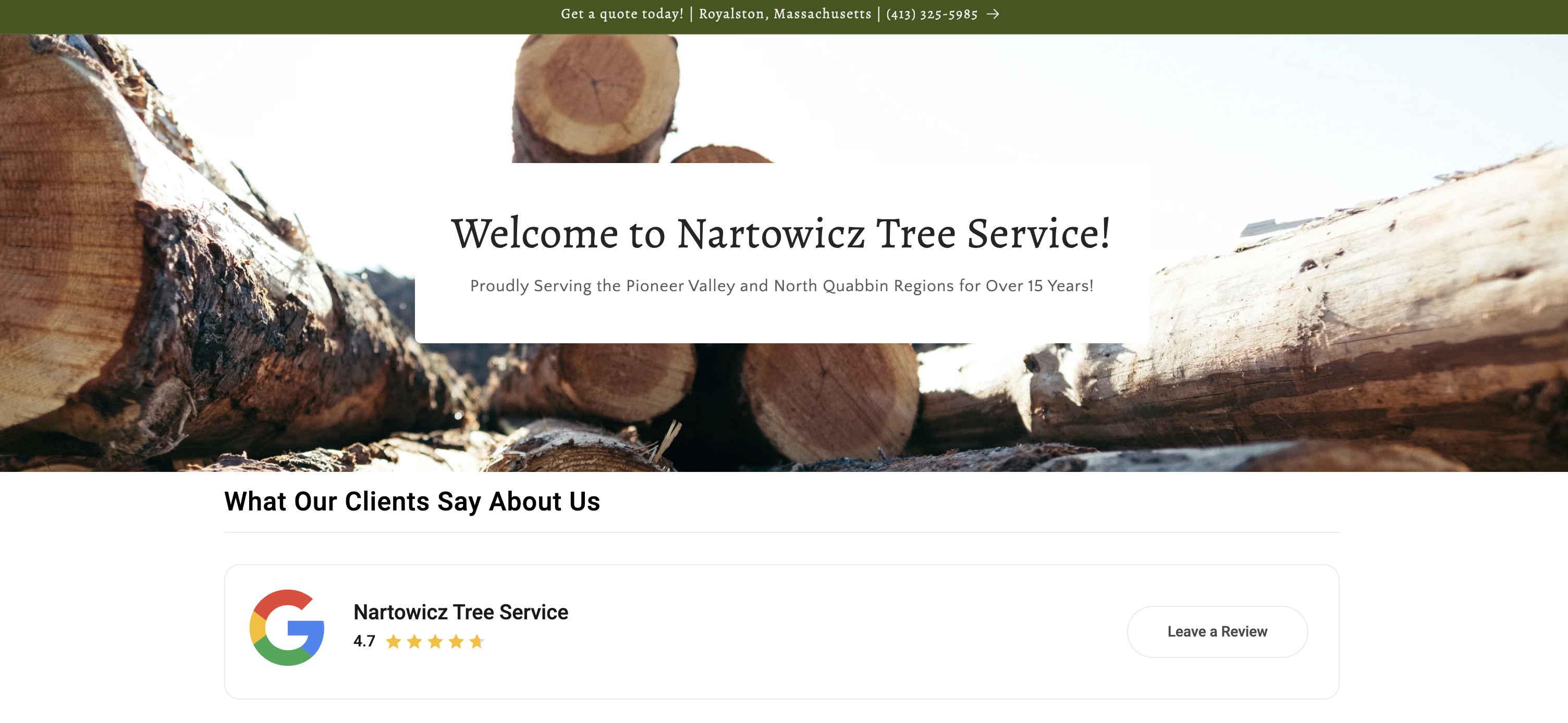 Nartowicz Tree Service